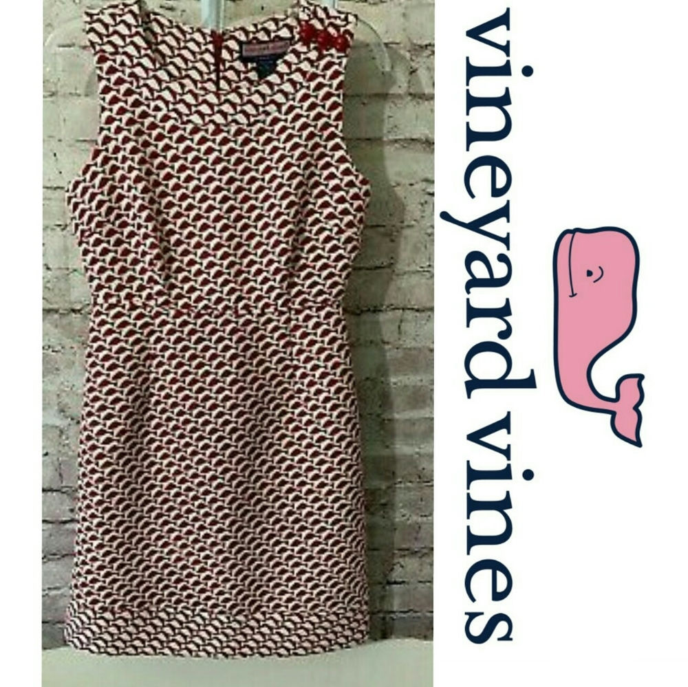 Vineyard Vines Gorgeous Red Sleeveless Dress